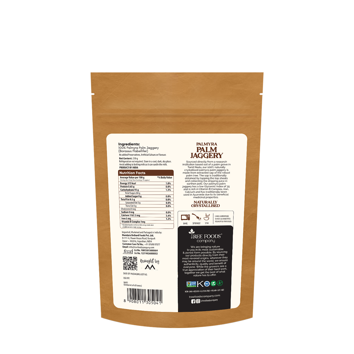 Buy Palmyra Palm Jaggery (Low Glycemic Index) Tree Foods Company