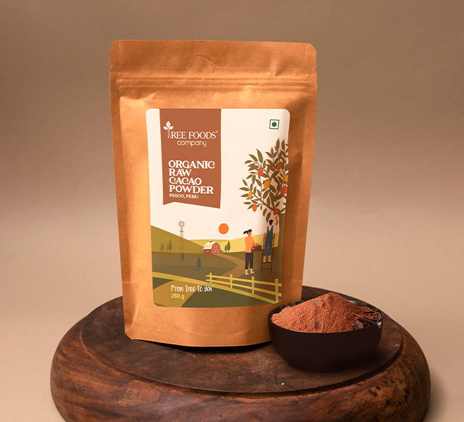 Organic Peruvian Raw Cacao Powder (Unsweetened & Non-Alkalised)