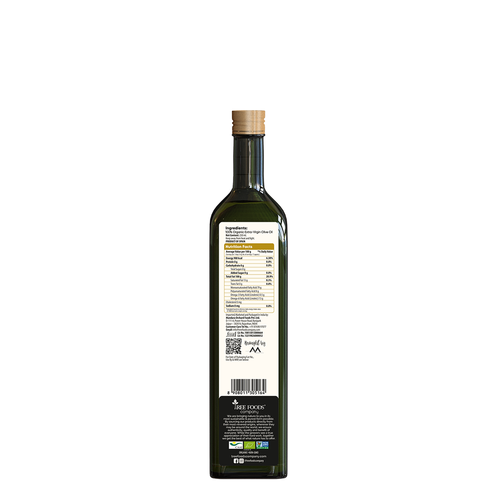 Organic Spanish Extra-Virgin Olive Oil (First Cold Pressed)