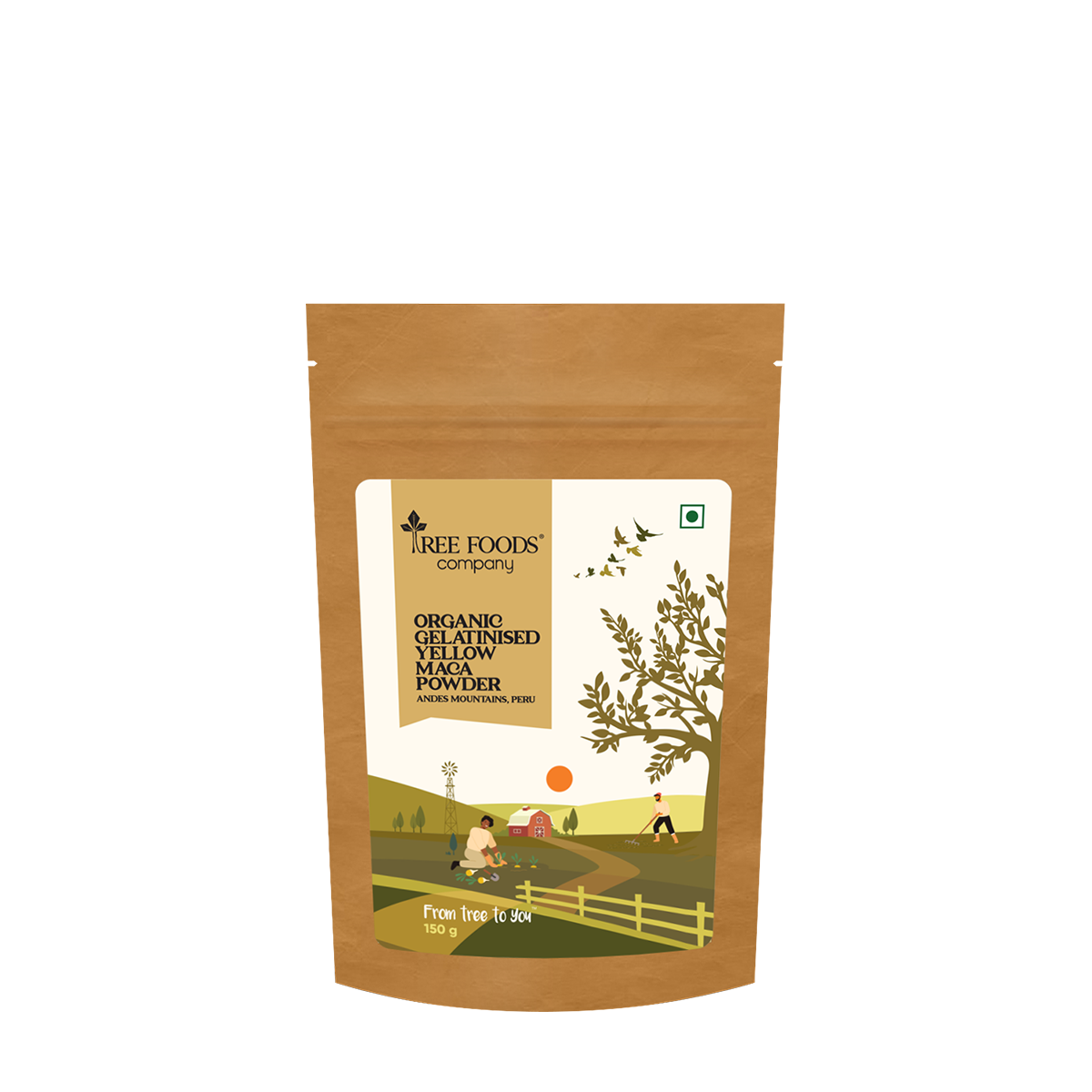 Buy Organic Peruvian Yellow Maca Powder (Gelatinised) | Tree Foods ...